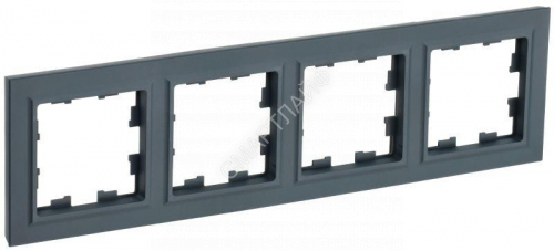 Рамка 4-м BRITE РУ-4-БрГ графит IEK BR-M42-K53 - smartlife-ural.ru – Екатеринбург