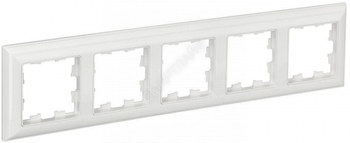 Рамка 5-м BRITE РУ-5-Бр бел./бел. IEK BR-M52-12-K01 - smartlife-ural.ru – Екатеринбург