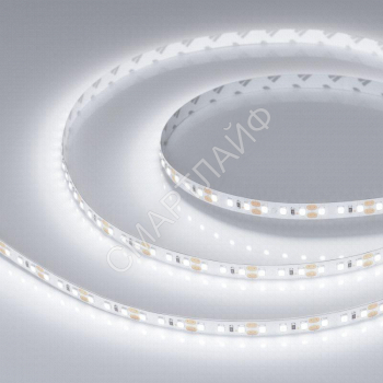 Лента светодиодная RT-A120-8mm 12В White 6000К 9.6Вт/м IP20 2835 открыт. (уп.5м) Arlight 012334(2) - smartlife-ural.ru – Екатеринбург