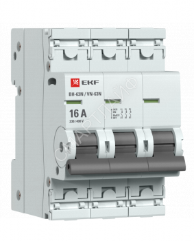 Выключатель нагрузки 3п 16А ВН-63N PROxima EKF S63316 - smartlife-ural.ru – Екатеринбург