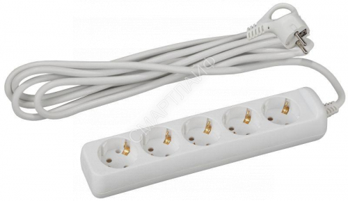 Удлинитель 5х3м с заземл. 16А IP20 U-5e-3m-3х1 ПВС 3х1 Эра Б0028376 - smartlife-ural.ru – Екатеринбург