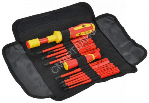 Отвертка динамометрическая с жалами SLIM 14шт ARMA2L 5 IEK A2L5-NS50-T2-14 - smartlife-ural.ru – Екатеринбург
