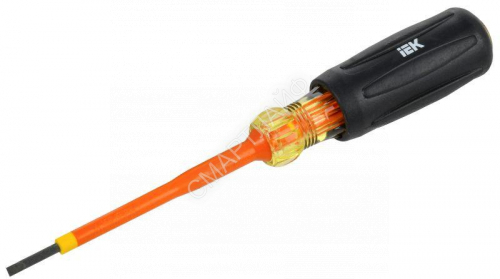 Отвертка диэлектрическая SL2.5х75 Т3 ARMA2L 5 IEK A2L5-SC30-T3-SL-25-075 - smartlife-ural.ru – Екатеринбург