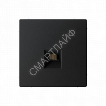 Розетка компьютерная ArtGallery RJ45 кат.6A механизм карбон SE GAL001086 - smartlife-ural.ru – Екатеринбург