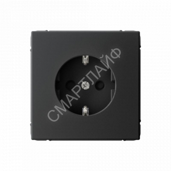 Розетка ArtGallery 16А с заземл. защ. шторки механизм карбон SE GAL001045 - smartlife-ural.ru – Екатеринбург
