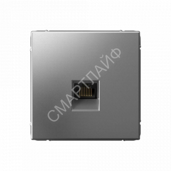 Розетка компьютерная ArtGallery RJ45 кат.6A механизм сталь SE GAL000986 - smartlife-ural.ru – Екатеринбург