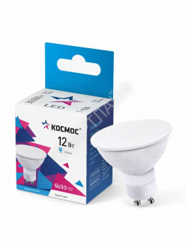 Лампа светодиодная GU10 12Вт 174-265В 4500К КОСМОС LkecLED12wGU10C45 - smartlife-ural.ru – Екатеринбург