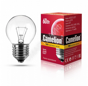 Лампа накаливания MIC D CL 60Вт E27 Camelion 8973 - smartlife-ural.ru – Екатеринбург