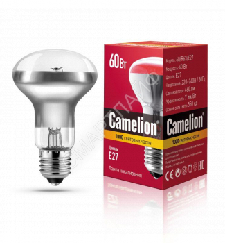 Лампа накаливания MIC R63 60Вт E27 Camelion 8980 - smartlife-ural.ru – Екатеринбург
