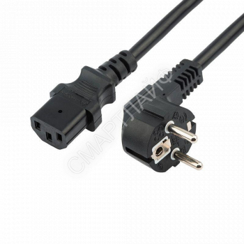 Шнур сетевой Евро 0.75кв.мм 3м (PVC) (с заземлением) Rexant 11-1132 - smartlife-ural.ru – Екатеринбург