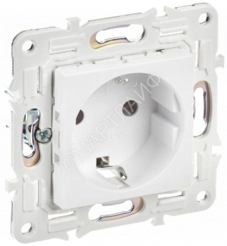 Розетка SKANDY 16А с заземл. без защ. шторок SK-R05W арктич. бел. IEK SK-R11-16-K01 - smartlife-ural.ru – Екатеринбург
