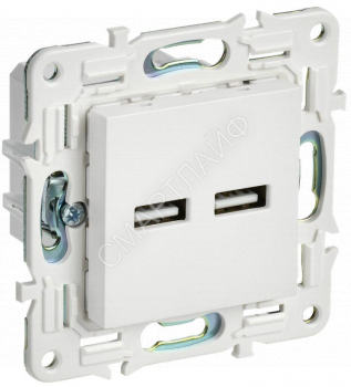 Розетка USB A+A 3.1А SKANDY SK-R15W арктич. бел. IEK SK-U21-D31-K01 - smartlife-ural.ru – Екатеринбург