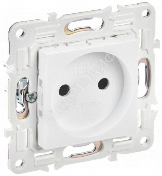 Розетка SKANDY 10А без заземл. без защ. шторок SK-R02W арктич. бел. IEK SK-R10-10-K01 - smartlife-ural.ru – Екатеринбург