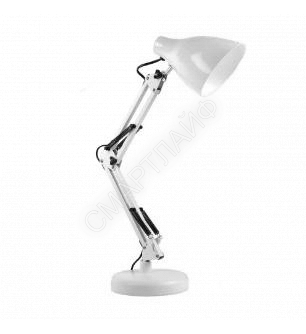 Светильник настольный TBL-02 под лампу Е27 (струбцина и подставка в компл.) бел. ФАZА 5046252 - smartlife-ural.ru – Екатеринбург
