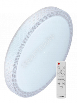 Светильник светодиодный PREMIUM SAPHIR 75Вт 230В 3000-6500К 6000лм IP40 495х115мм настенно-потолочный управляемый с пультом ДУ КОСМОС KSSaph75W - smartlife-ural.ru – Екатеринбург