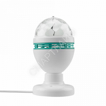 Лампа светодиодная "Диско" 6Вт 3LED RGB E27 230В IP20 с подставкой Neon-Night 601-251 - smartlife-ural.ru – Екатеринбург