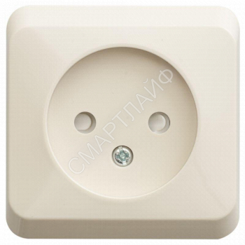 Розетка 1-м ОП Этюд 16А IP20 250В без заземл. защ. шторки крем. SE PA16-002K - smartlife-ural.ru – Екатеринбург