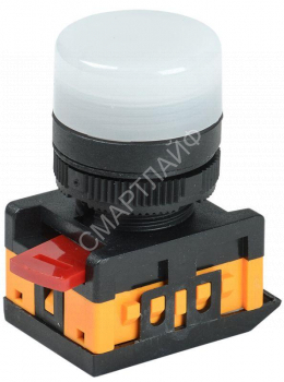 Лампа светосигнальная AL-22TE d22мм 240В AC бел. цилиндр неон IEK BLS30-ALTE-K01 - smartlife-ural.ru – Екатеринбург