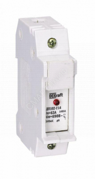 Держатель предохранительного типа C14 ДП102-С14-1P со светодиодной индикацией DEKraft 21386DEK - smartlife-ural.ru – Екатеринбург