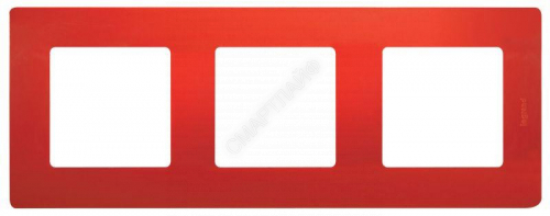 Рамка 3-м Etika красн. IEK 672533 - smartlife-ural.ru – Екатеринбург