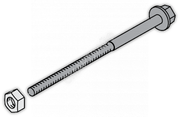 Болт W=195мм <4000А нейлон. (уп.10шт) ABB 1STQ007433A0000 - smartlife-ural.ru – Екатеринбург