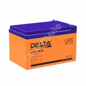 Аккумулятор UPS 12В 12А.ч Delta DTM 1212 - smartlife-ural.ru – Екатеринбург