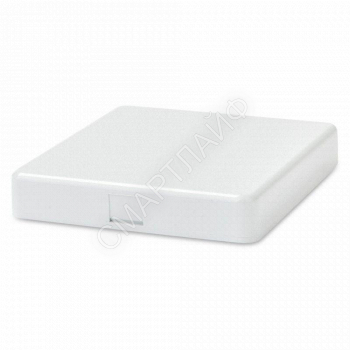 Розетка оптическая абонентская FO-WB90-FTTH-2UN-WH (без адаптера) совместима с адаптерами SC/DLC 90х92х15мм Hyperline 255001 - smartlife-ural.ru – Екатеринбург