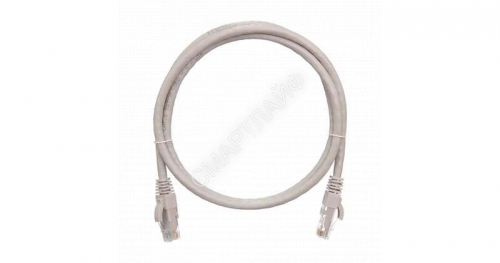 Патч-корд U/UTP 4 пары кат.6 (класс E) 250МГц 2хRJ45/8P8C BC (чистая медь) 24AWG (7х0.205мм) LSZH нг(А)-HFLTx сер. 1м NIKOMAX NMC-PC4UE55B-010-C-GY - smartlife-ural.ru – Екатеринбург