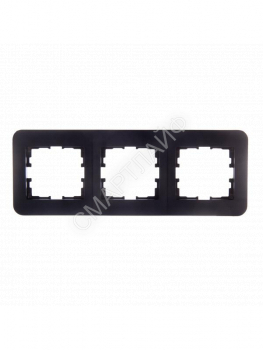 Рамка 3-м Karina Life горизонт. черн. бархат LEZARD 708-4200-148 - smartlife-ural.ru – Екатеринбург