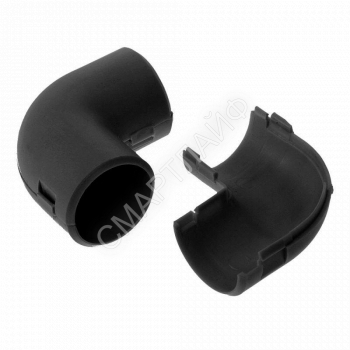 Соединитель угловой 90град. разборный d32мм черн. Промрукав PR13.0176 - smartlife-ural.ru – Екатеринбург