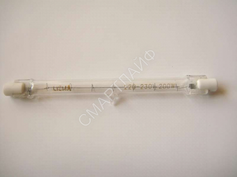 Лампа галогенная КГ 220-230-200 200Вт линейная R7s 3200К 230В (24) Лисма 350194000 - smartlife-ural.ru – Екатеринбург