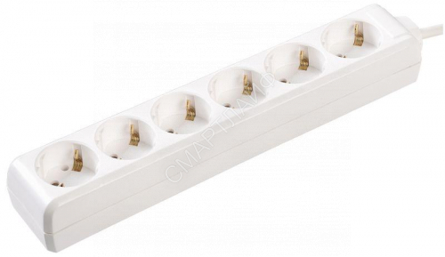 Удлинитель 6х5м с заземл. 16А IP20 У06 2P+PE 250В 3х1 IEK WYP10-16-06-05-Z-N - smartlife-ural.ru – Екатеринбург