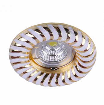 Светильник Regal 51 4 46 литой неповорот. MR16 бел./зол. ИТАЛМАК IT8546 - smartlife-ural.ru – Екатеринбург