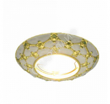 Светильник Regal 51 3 46 литой неповорот. MR16 бел./зол. ИТАЛМАК IT8458 - smartlife-ural.ru – Екатеринбург