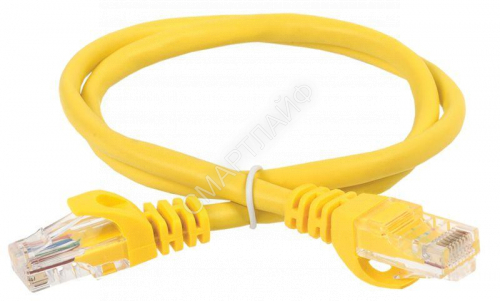 Патч-корд кат.5E UTP LSZH 2м желт. ITK PC05-C5EUL-2M - smartlife-ural.ru – Екатеринбург