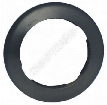 Рамка 1-м Simon88 круглая графит Simon 88610-38 - smartlife-ural.ru – Екатеринбург