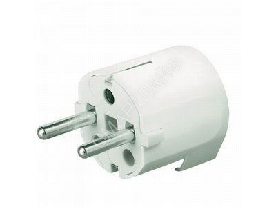 Вилка кабельная 16А 2P+E 230В IP20 с боков. вводом кабеля бел. DKC DIS13083 - smartlife-ural.ru – Екатеринбург