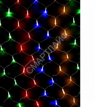 Гирлянда-сетка NTLD144C-M 1.5х1м 144LED разноцвет. IP20 соединяемая до 3мод. SHLights 4610003328672 - smartlife-ural.ru – Екатеринбург