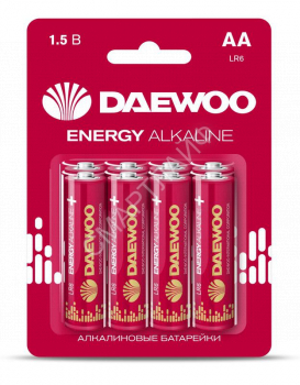 Элемент питания алкалиновый AA/LR6 1.5В Energy Alkaline 2021 BL-8 (уп.8шт) DAEWOO 5031081 - smartlife-ural.ru – Екатеринбург