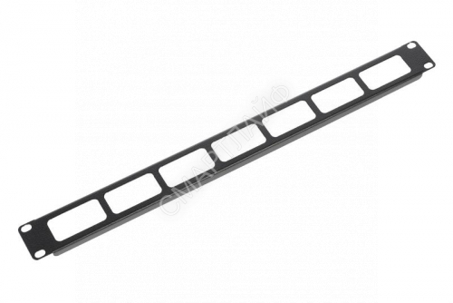 Органайзер кабельный горизонтальный ГКО-О-1-9005 1U Ш=19дюйм Г=85мм односторон. окна черн. ЦМО 1259005 - smartlife-ural.ru – Екатеринбург