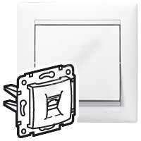 Розетка телефонная 1-м СП Valena RJ11 механизм бел. (DIY-упак.) IEK 694274 - smartlife-ural.ru – Екатеринбург