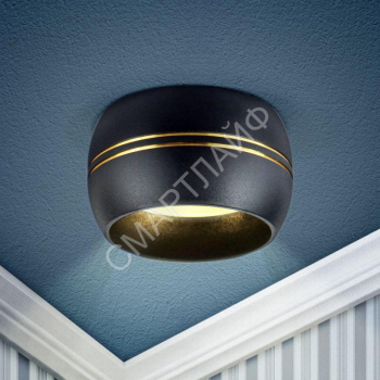 Светильник встраиваемый под GX53 KL81 BK/GD черн./золото ЭРА Б0049009 - smartlife-ural.ru – Екатеринбург
