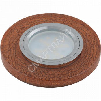 Светильник декоративный Luciole DLS-L104 CHROME/BROWN 1х35Вт GU5.3 IP20 Fametto 10719 - smartlife-ural.ru – Екатеринбург