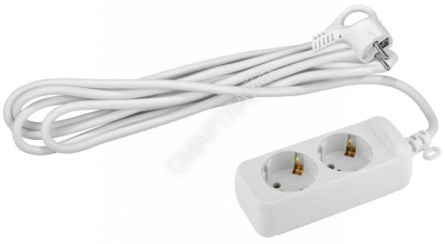 Удлинитель 2х5м с заземл. 10А IP20 ПВС 3х0.75 Эра Б0038574 - smartlife-ural.ru – Екатеринбург