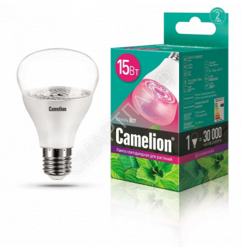 Лампа светодиодная LED15-PL/BIO/E27 15Вт 220В для растений Camelion 12770 - smartlife-ural.ru – Екатеринбург