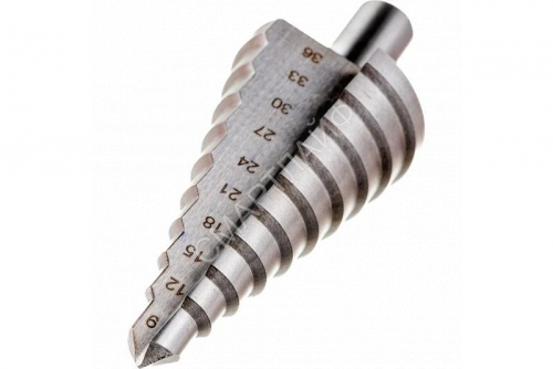 Сверло ступенчатое HSS (Р6М5) по металлу 9 ступеней 9-36мм FIT 36399 - smartlife-ural.ru – Екатеринбург