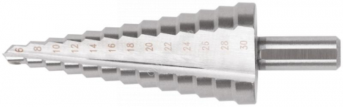 Сверло ступенчатое HSS (Р6М5) по металлу 13 ступеней 6-30мм FIT 36398 - smartlife-ural.ru – Екатеринбург