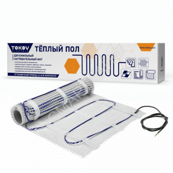 Комплект "Теплый пол" (мат) 150Вт/кв.м 1кв.м TOKOV ELECTRIC TKE-MAT150-150-1 - smartlife-ural.ru – Екатеринбург