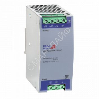 Блок питания OptiPower DR-75-24-1 КЭАЗ 284547 - smartlife-ural.ru – Екатеринбург