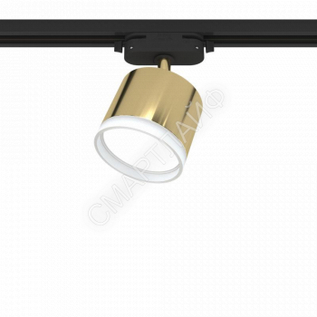 Светильник трековый ARTLINE поворотный 85х85х70мм GX53 230В алюм./пластик. 4кв.м зол. Ritter 59864 4 - smartlife-ural.ru – Екатеринбург